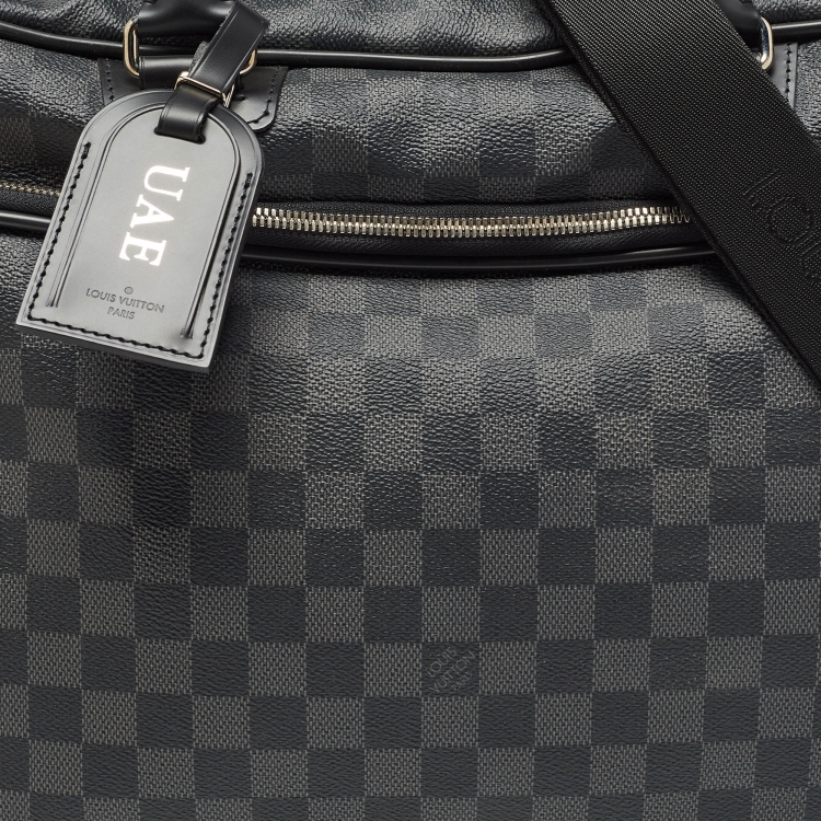 Pre Owned Louis Vuitton Damier Graphite Canvas Icare Laptop Bag