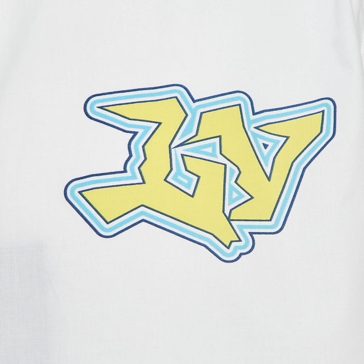 Pre Owned Louis Vuitton White Printed Cotton Shirt XL