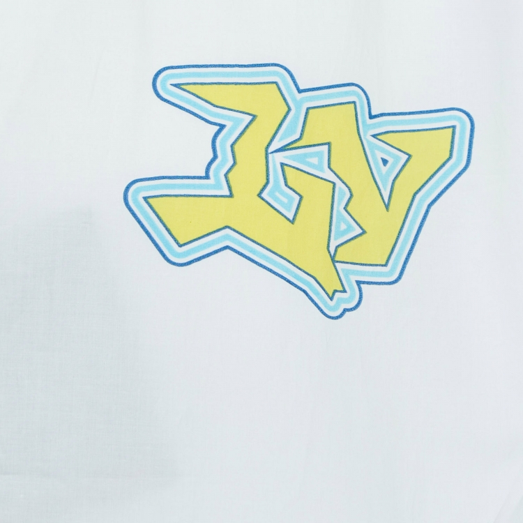 Pre Owned Louis Vuitton White Printed Cotton Shirt L