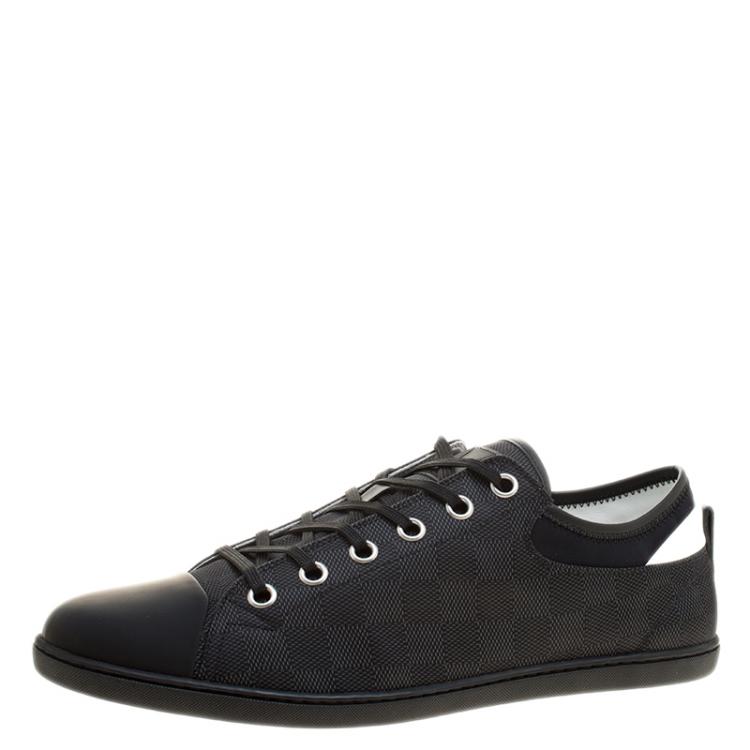 Louis Vuitton Damier Graphite Nylon and Leather Baseball Low Cut Sneakers  Size 43.5 Louis Vuitton