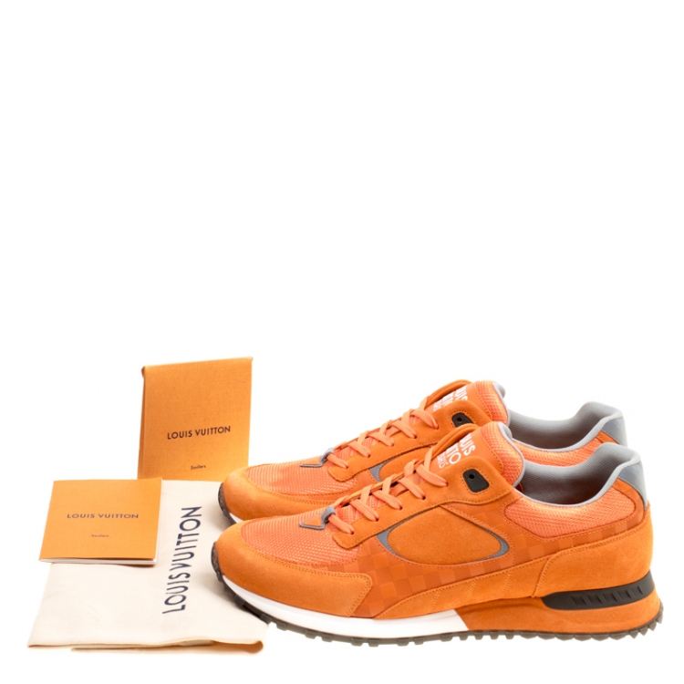 lv orange shoes