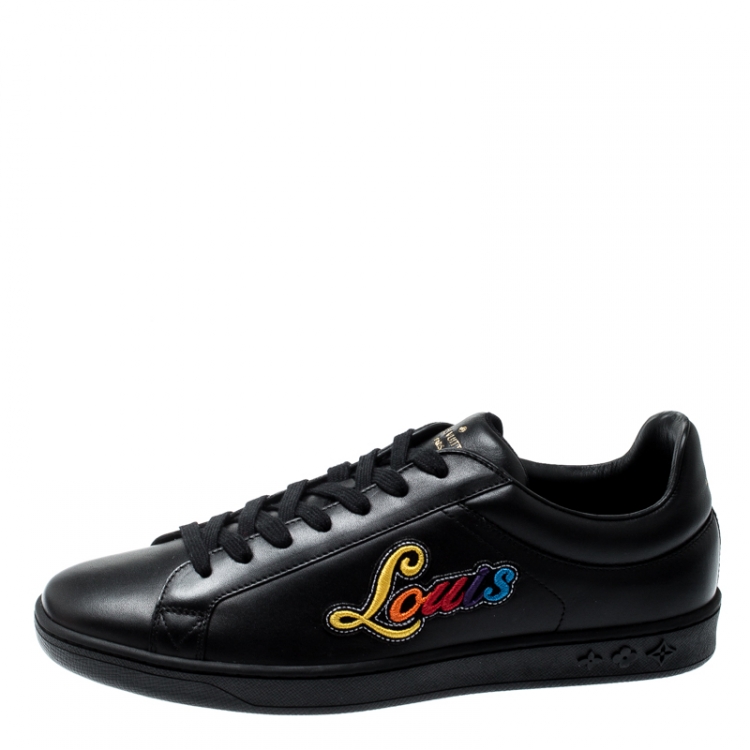 lv luxembourg sneaker black