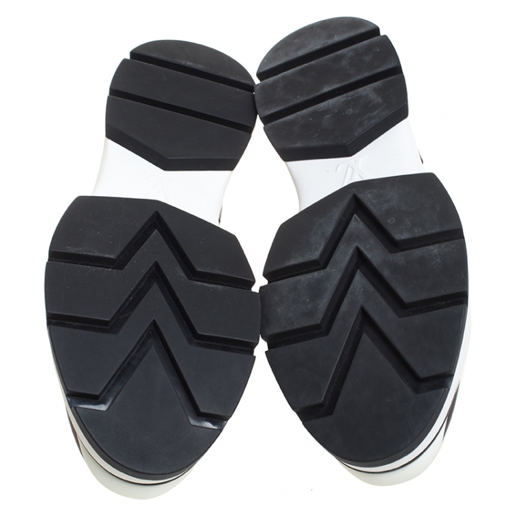 Pre Owned Louis Vuitton Brown Monogram Canvas And Leather Run Away Sneakers Size 41