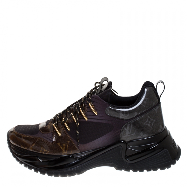 Pre Owned Louis Vuitton Monogram Canvas Runaway Pulse Sneakers Size 42.5
