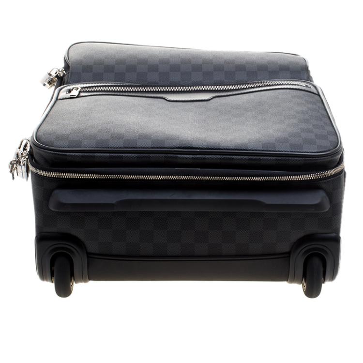 Pre Owned Louis Vuitton Damier Graphite Canvas Pegase Legere Business Suitcase 55