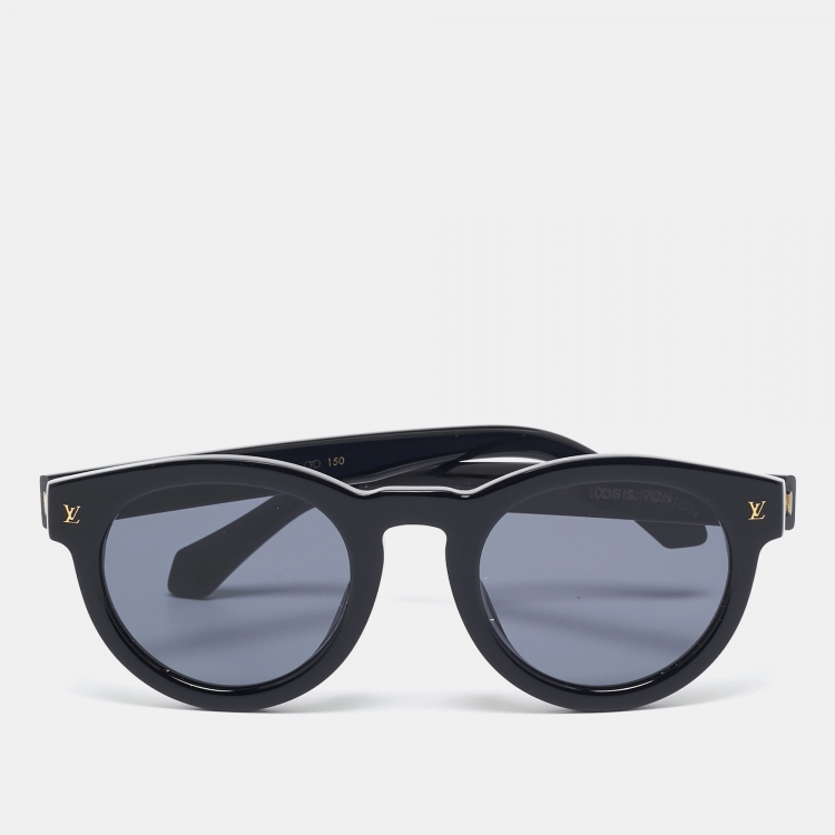 Pre Owned Louis Vuitton Black Urban Round Sunglasses