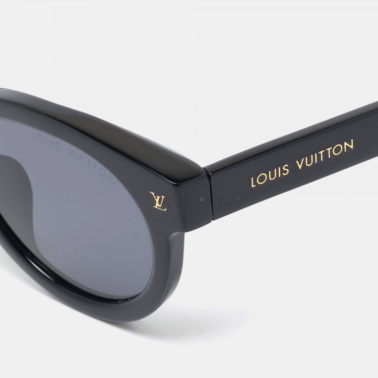 Pre Owned Louis Vuitton Black Urban Round Sunglasses