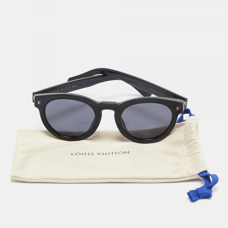 Pre Owned Louis Vuitton Black Urban Round Sunglasses