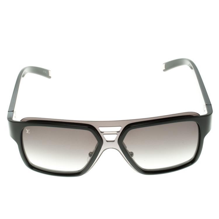 LOUIS VUITTON Acetate Enigme GM Sunglasses Z0361U Black 1111489