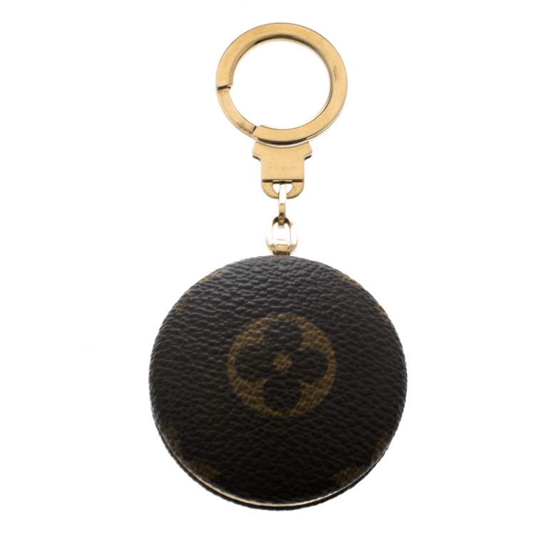 Louis Vuitton Monogram Canvas Round Key Holder and Bag Charm