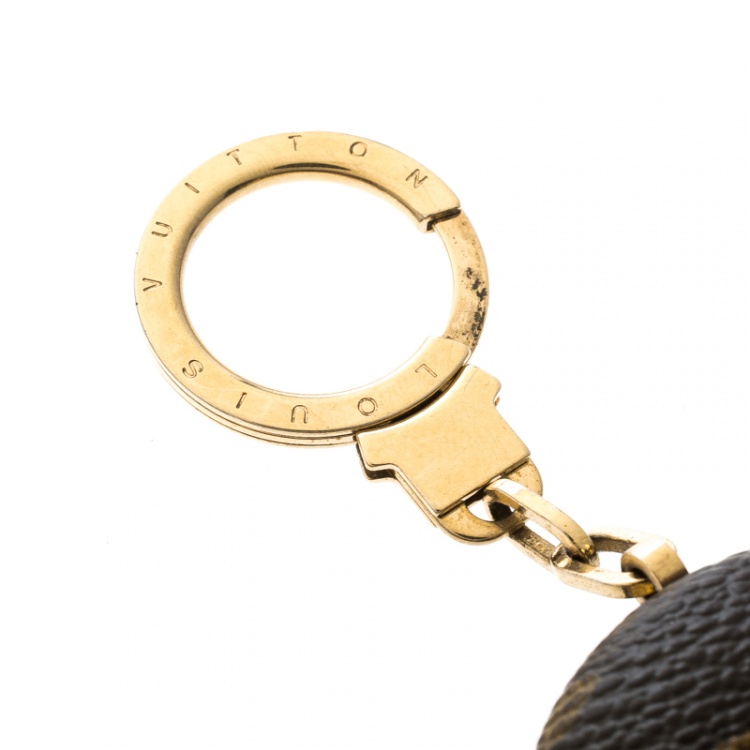 Pre Owned Louis Vuitton Monogram Canvas Round Key Chain