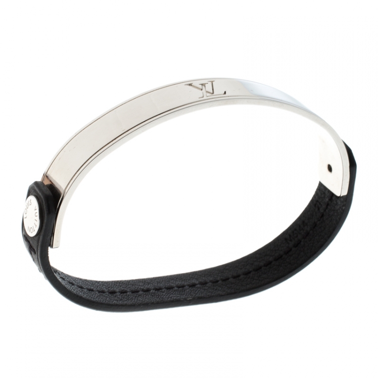 Louis Vuitton LV Space Bracelet Black Metal