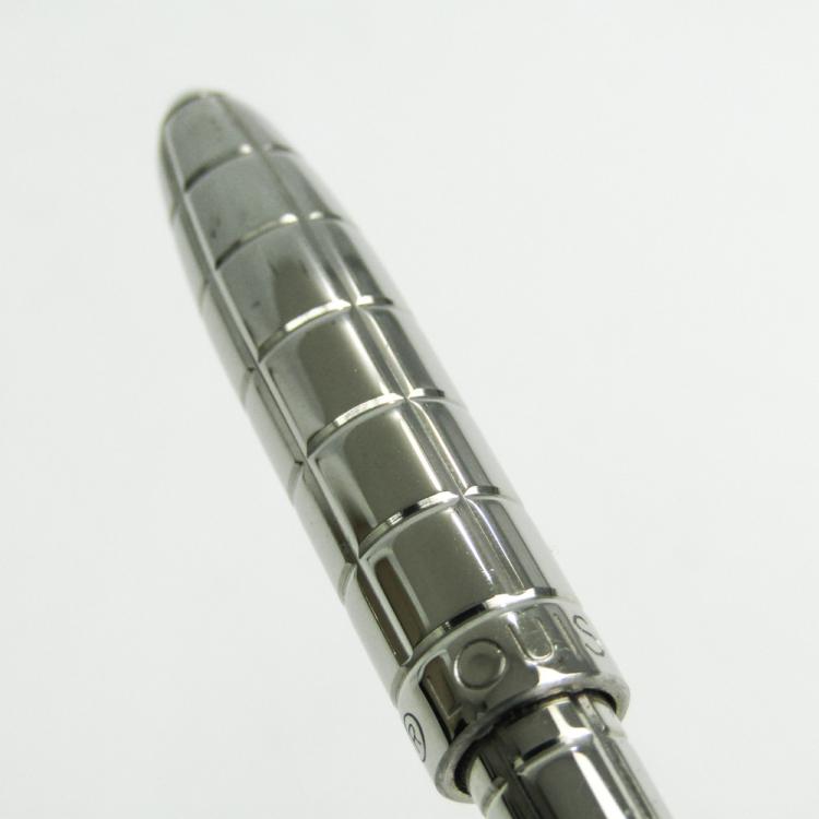Pre Owned Louis Vuitton Silver Tone Agenda Ballpoint Pen