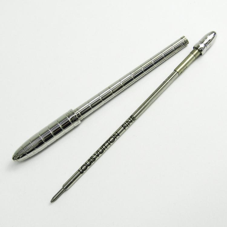 Pre Owned Louis Vuitton Silver Tone Agenda Ballpoint Pen