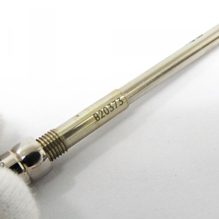 Pre Owned Louis Vuitton Silver Tone Agenda Ballpoint Pen