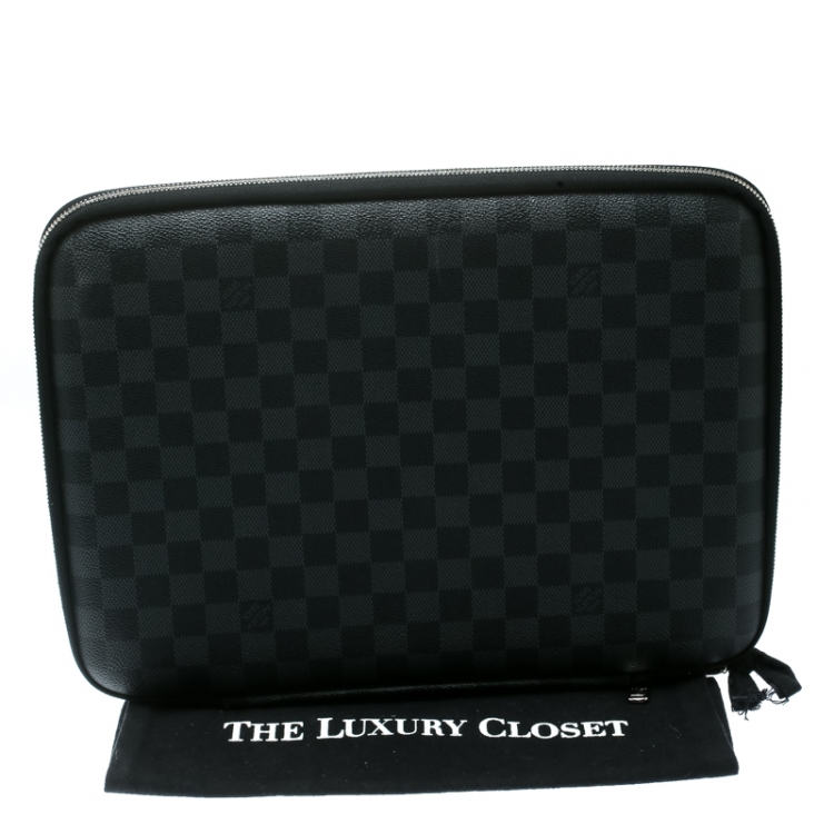 مملوكة مسبقًا Louis Vuitton Damier Graphite Canvas Laptop Sleeve