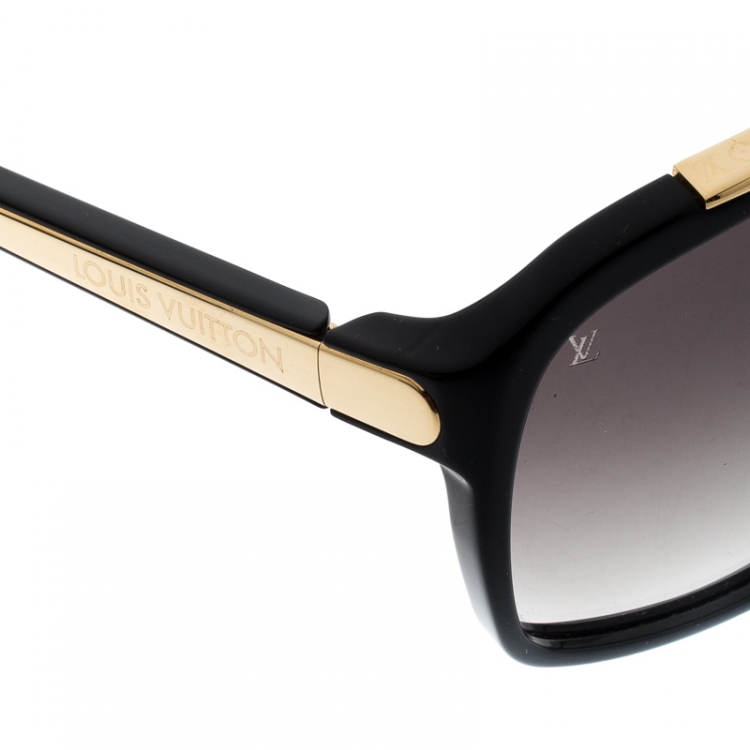 مملوكة مسبقًا Louis Vuitton Black Gold/ Black Gradient Evidence Z0350E Wayfarer Sunglasses
