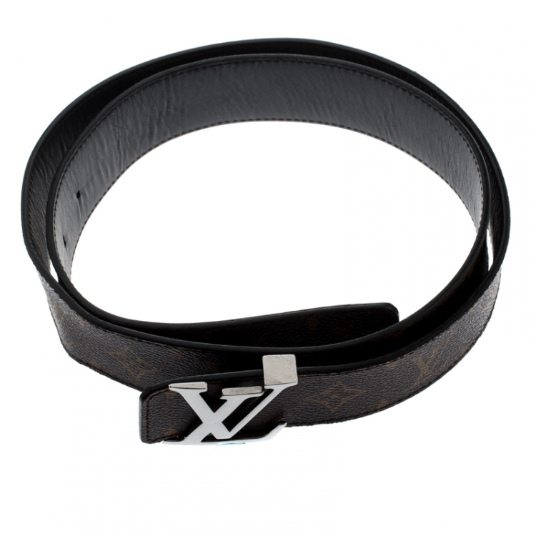Pre Owned Louis Vuitton Monogram Canvas Initiales Belt 100cm