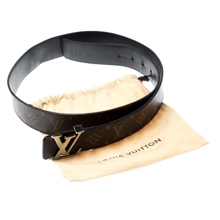 Pre Owned Louis Vuitton Monogram Canvas Initiales Belt 100cm