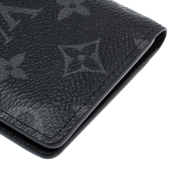 Pre Owned Louis Vuitton Monogram Eclipse Canvas Pocket Organizer