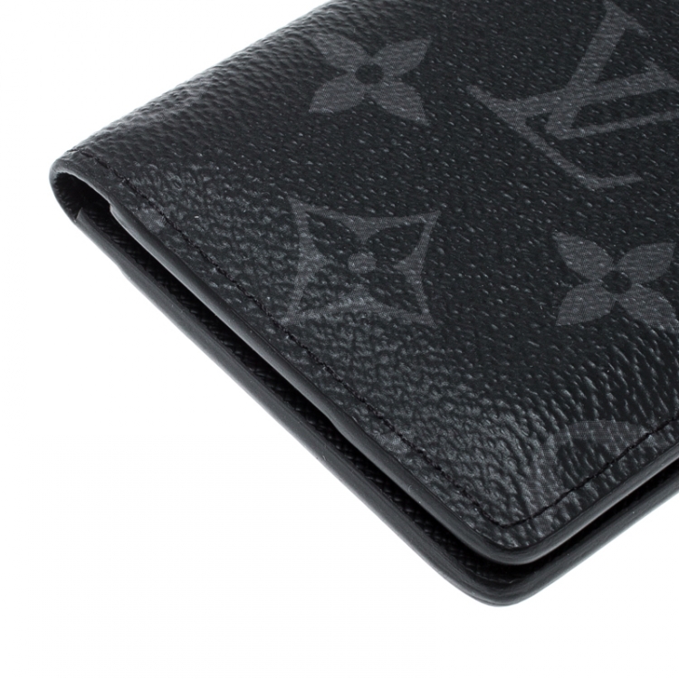 Pre Owned Louis Vuitton Monogram Eclipse Canvas Pocket Organizer