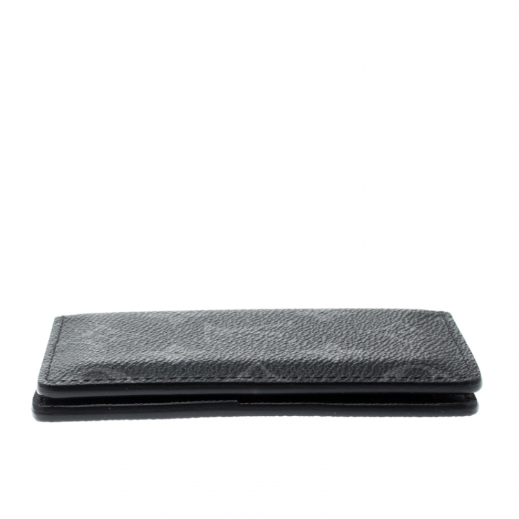 Pre Owned Louis Vuitton Monogram Eclipse Canvas Pocket Organizer