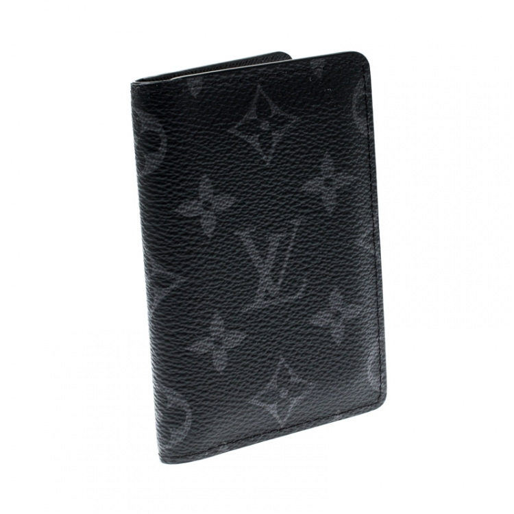 Pre Owned Louis Vuitton Monogram Eclipse Canvas Pocket Organizer