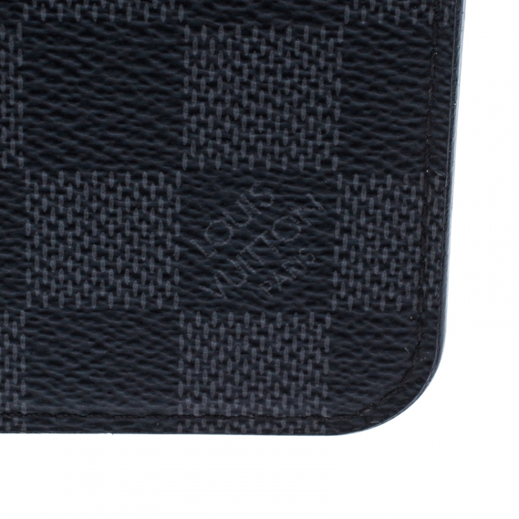Pre Owned Louis Vuitton Damier Graphite Canvas iPhone 7&8 Folio Case