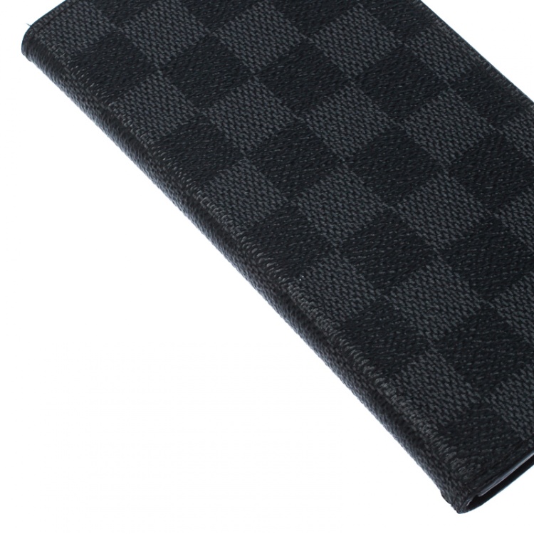 Pre Owned Louis Vuitton Damier Graphite Canvas iPhone 7&8 Folio Case