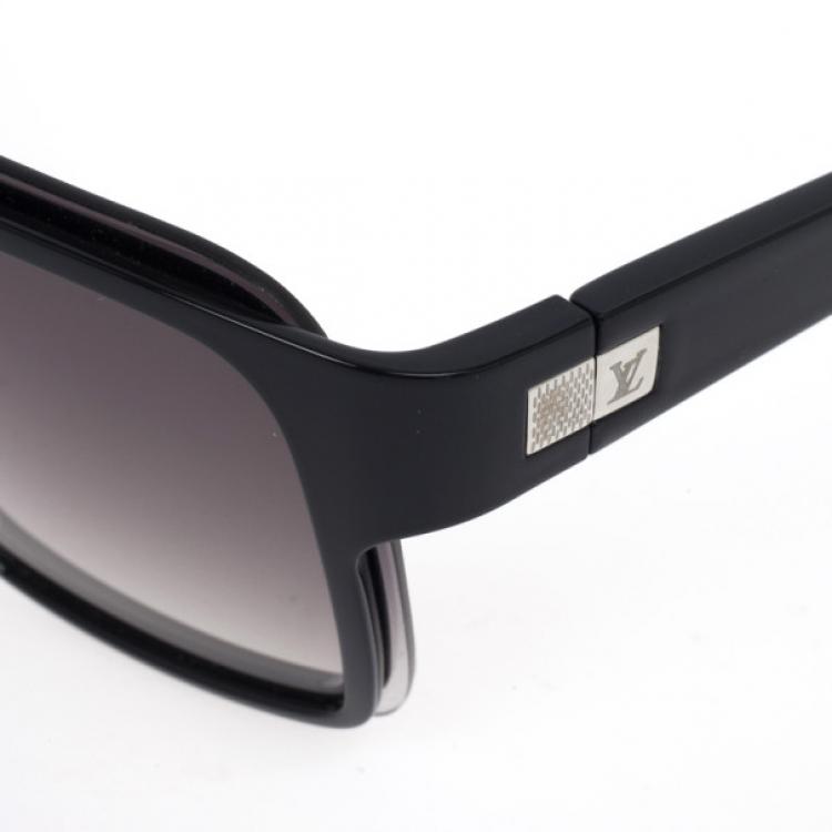 Pre Owned Louis Vuitton Black Enigme GM Men Sunglasses