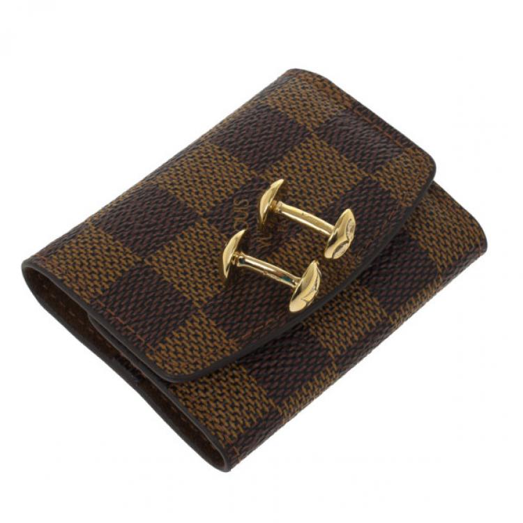 Pre Owned Louis Vuitton Gold Plated Cufflinks