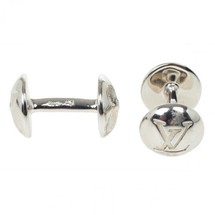 مملوكة مسبقًا Louis Vuitton Silver Cufflinks