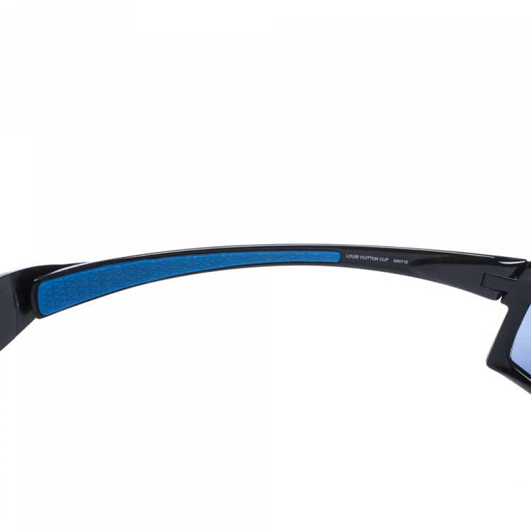 Pre Owned Louis Vuitton Cup Black/Blue M80715 Sport Sunglasses
