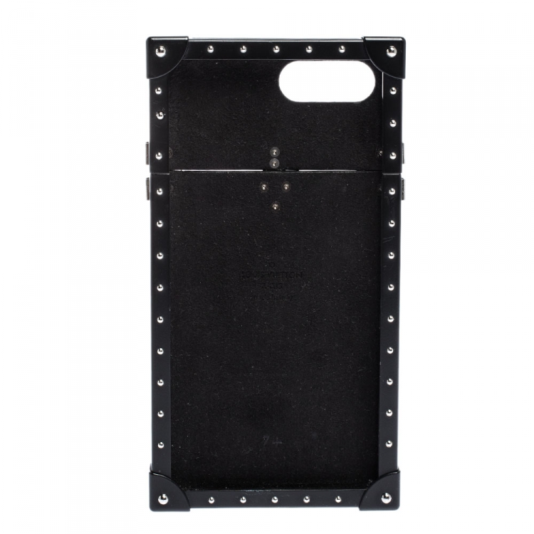 Pre Owned Louis Vuitton Monogram Eclipse Canvas Eye Trunk iPhone 7 Plus Case