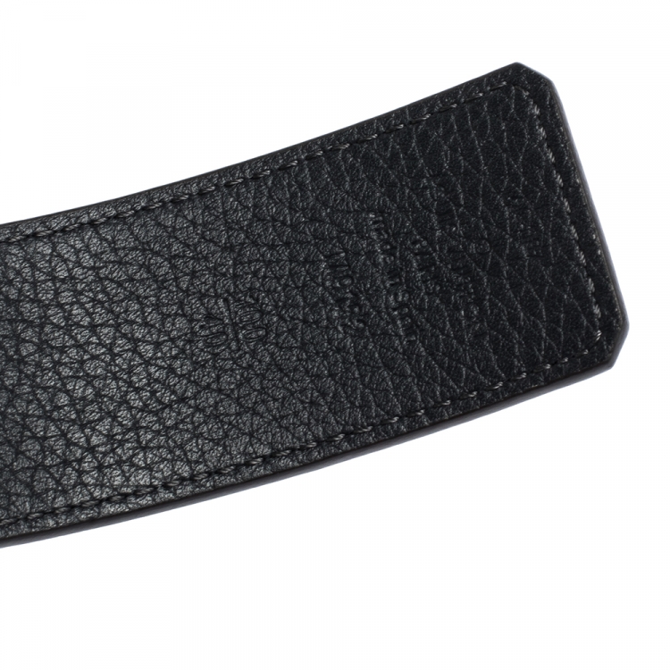 م�ملوكة مسبقًا Louis Vuitton Burgundy Leather Reversible Belt Size 100CM