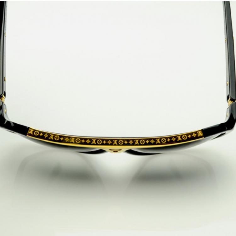 Pre Owned Louis Vuitton Black Evidence Sunglasses