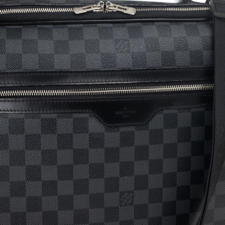 Pre Owned Louis Vuitton Black Damier Ebene Canvas Steeve Messenger