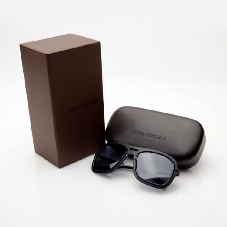 Pre Owned Louis Vuitton Men Black Impulsion Sunglasses