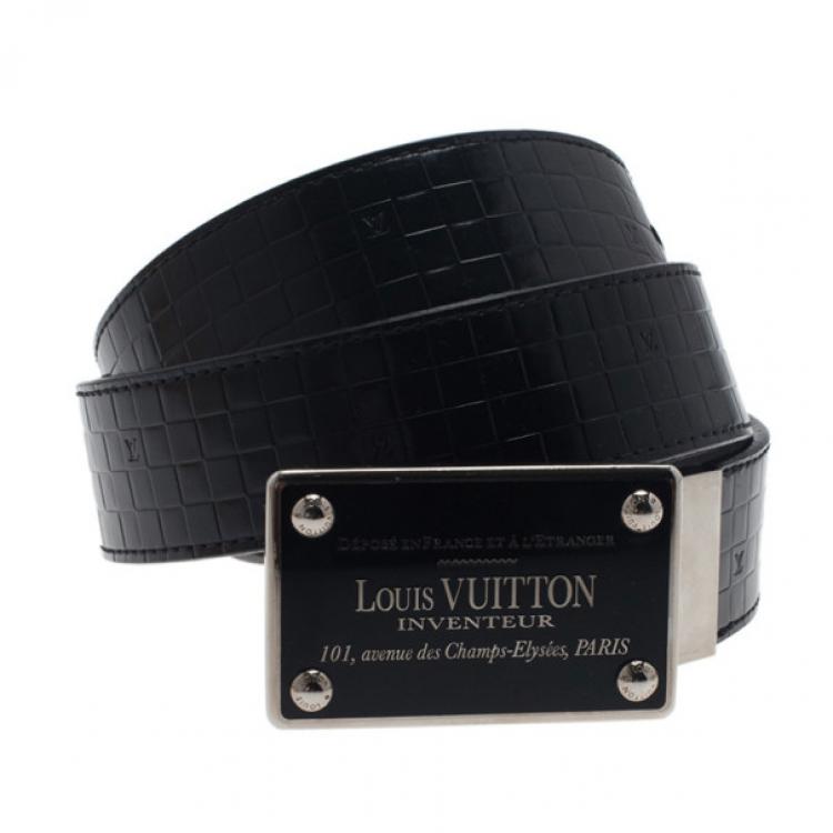 Louis Vuitton Inventeur Damier Ebene Belt - Size 90 ○ Labellov ○ Buy and  Sell Authentic Luxury
