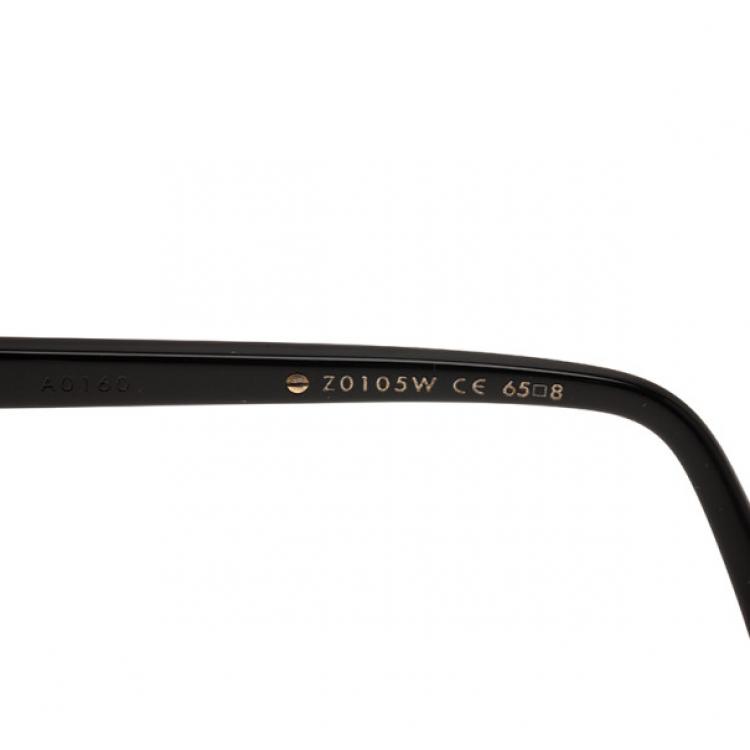 Pre Owned Louis Vuitton Black Evidence Square Sunglasses