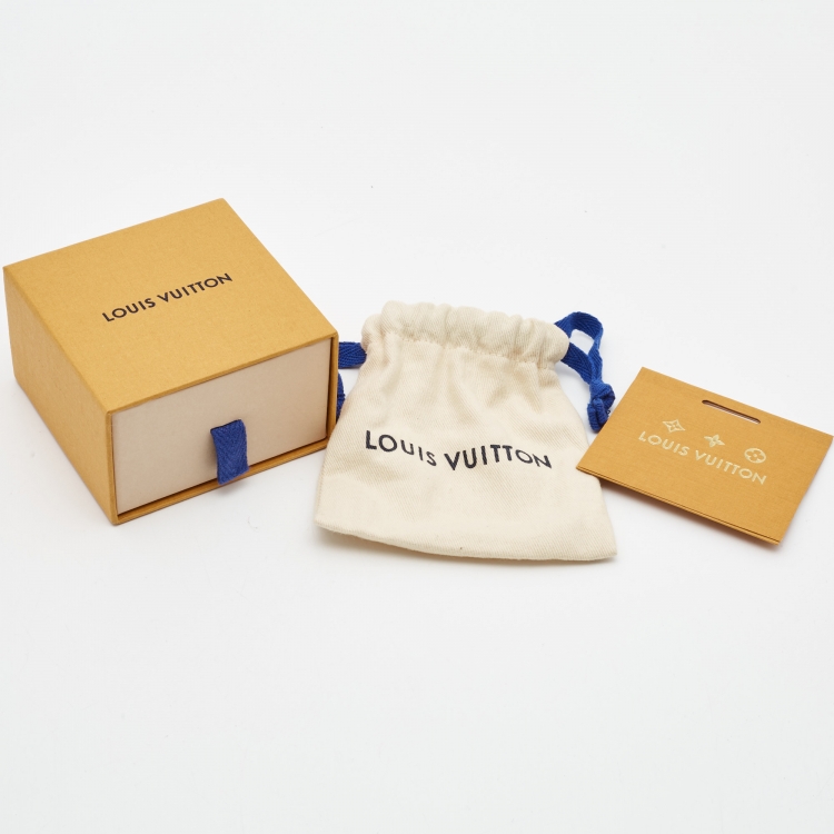 Pre Owned Louis Vuitton Monogram Coated Canvas Gold Tone Bracelet