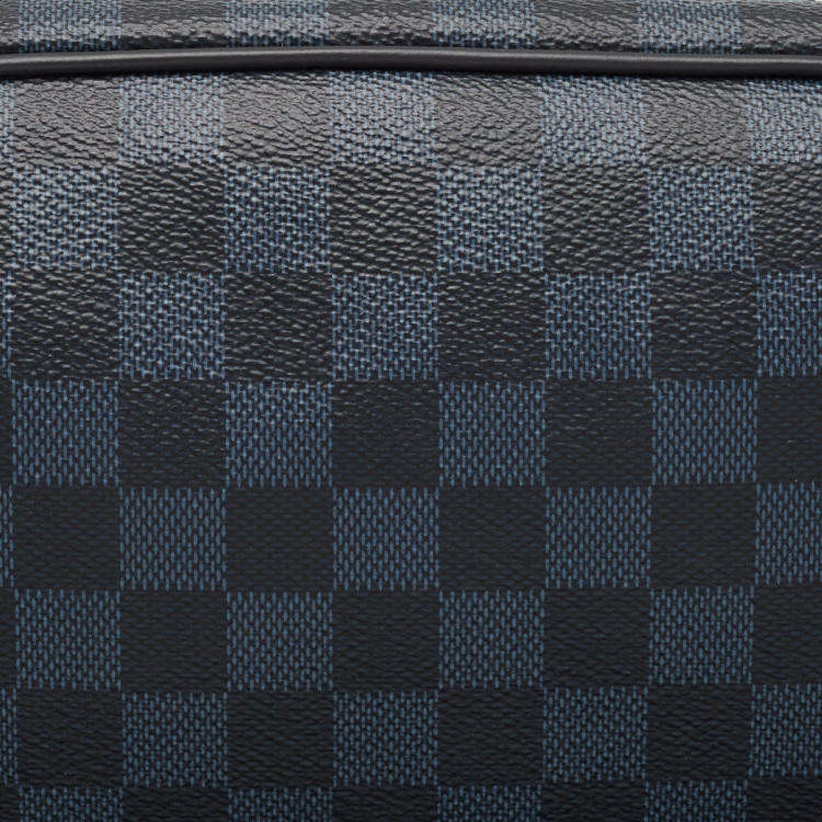 Pre Owned Louis Vuitton Damier Cobalt Canvas Toilet Pouch GM