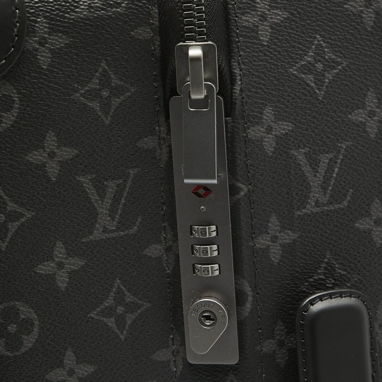 Pre Owned Louis Vuitton Monogram Eclipse Canvas Horizon 55 Suitcase