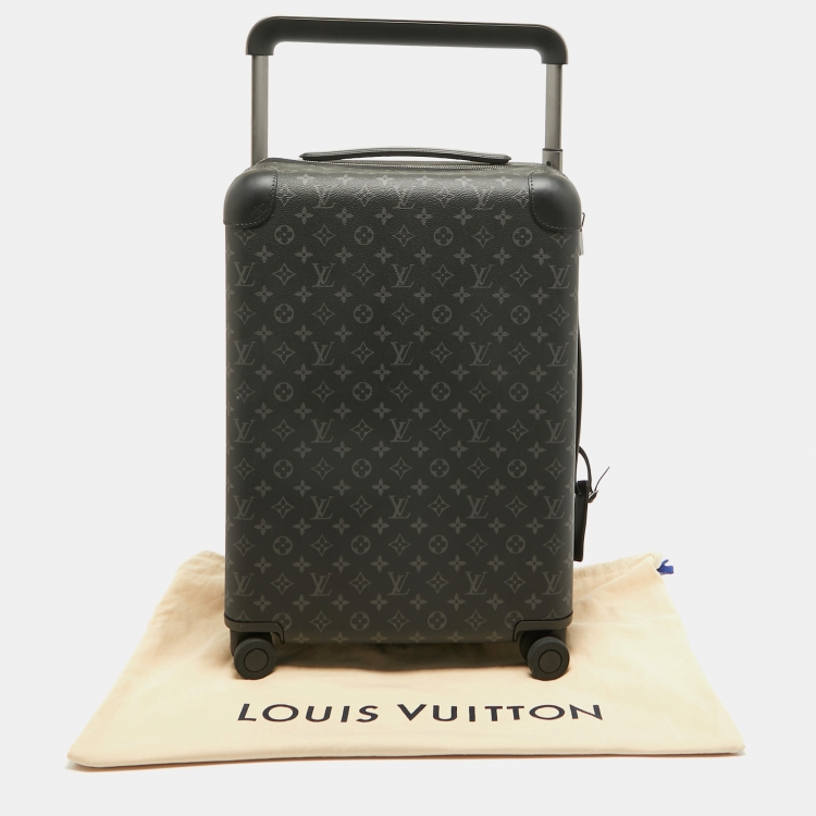 Pre Owned Louis Vuitton Monogram Eclipse Canvas Horizon 55 Suitcase