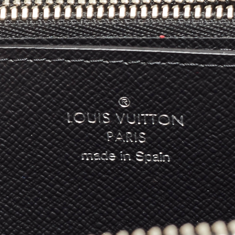 Pre Owned Louis Vuitton Damier Graphite Canvas Zippy XL Wallet