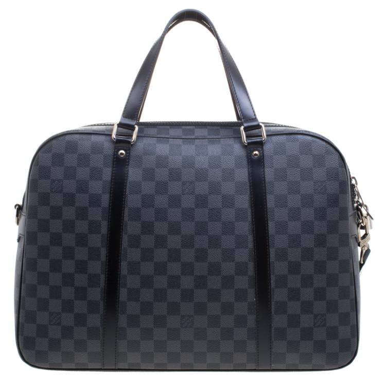 Pre Owned Louis Vuitton Damier Graphite Canvas Porte Documents Voyage GM Bag