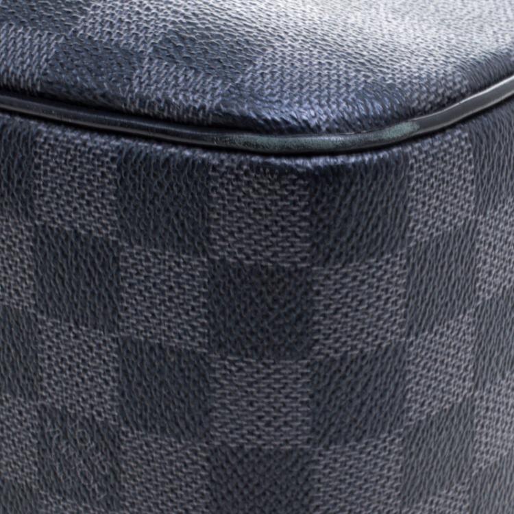 Pre Owned Louis Vuitton Damier Graphite Canvas Porte Documents Voyage GM Bag