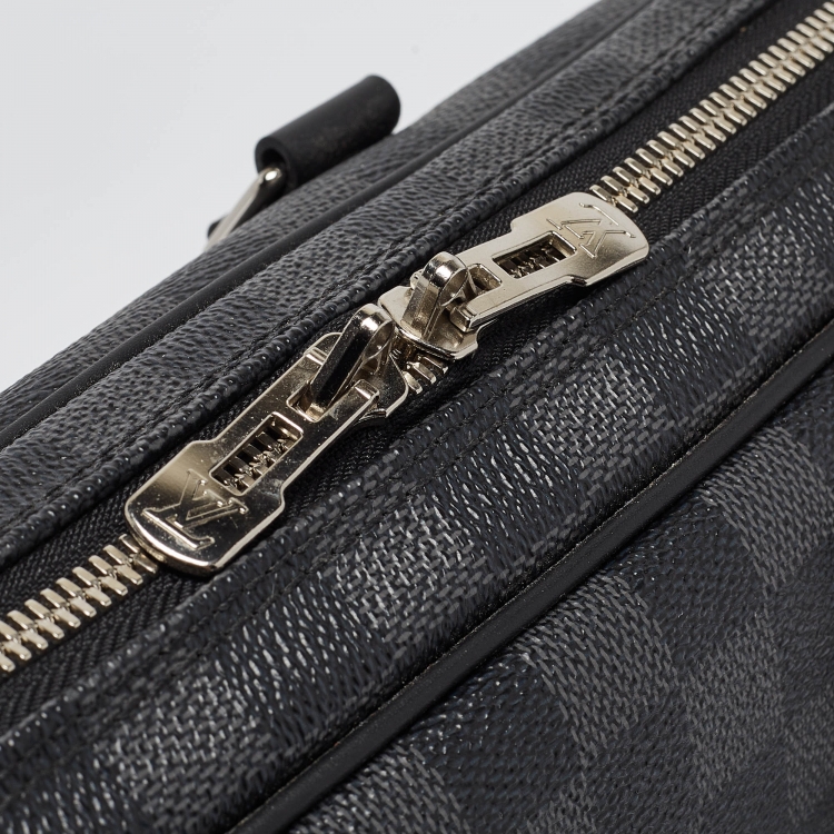 Pre Owned Louis Vuitton Damier Graphite Canvas Porte-Documents Voyage PM Bag