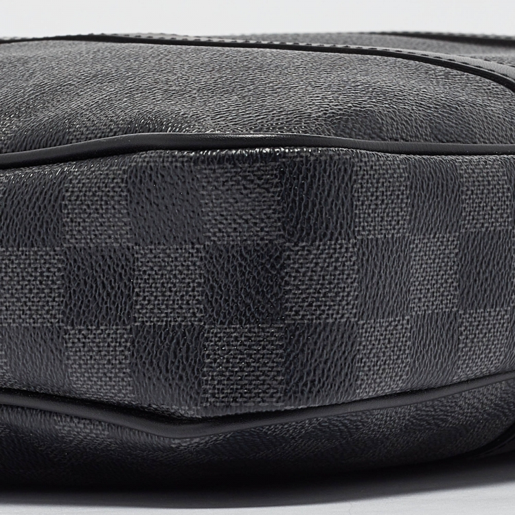 Pre Owned Louis Vuitton Damier Graphite Canvas Porte-Documents Voyage PM Bag