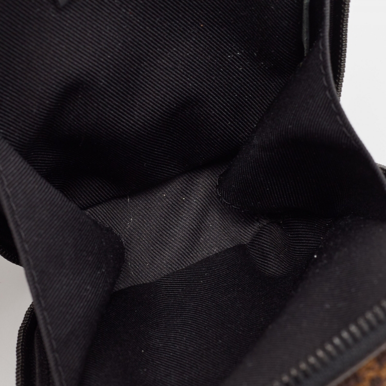 Pre Owned Louis Vuitton Black Monogram Canvas Utility Side Bag